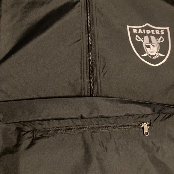 RAIDERS SECURITY JACKET LARGE LAS VEGAS ANGELES OAKLAND GAMEDAY EMPLOYEE UNIFORM - Picture 4 of 15
